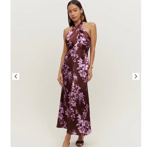 Reformation Dresses & Skirts - Reformation Silk Midi Halter - NWT